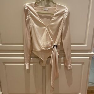 Lovers+Friends cream bodysuit